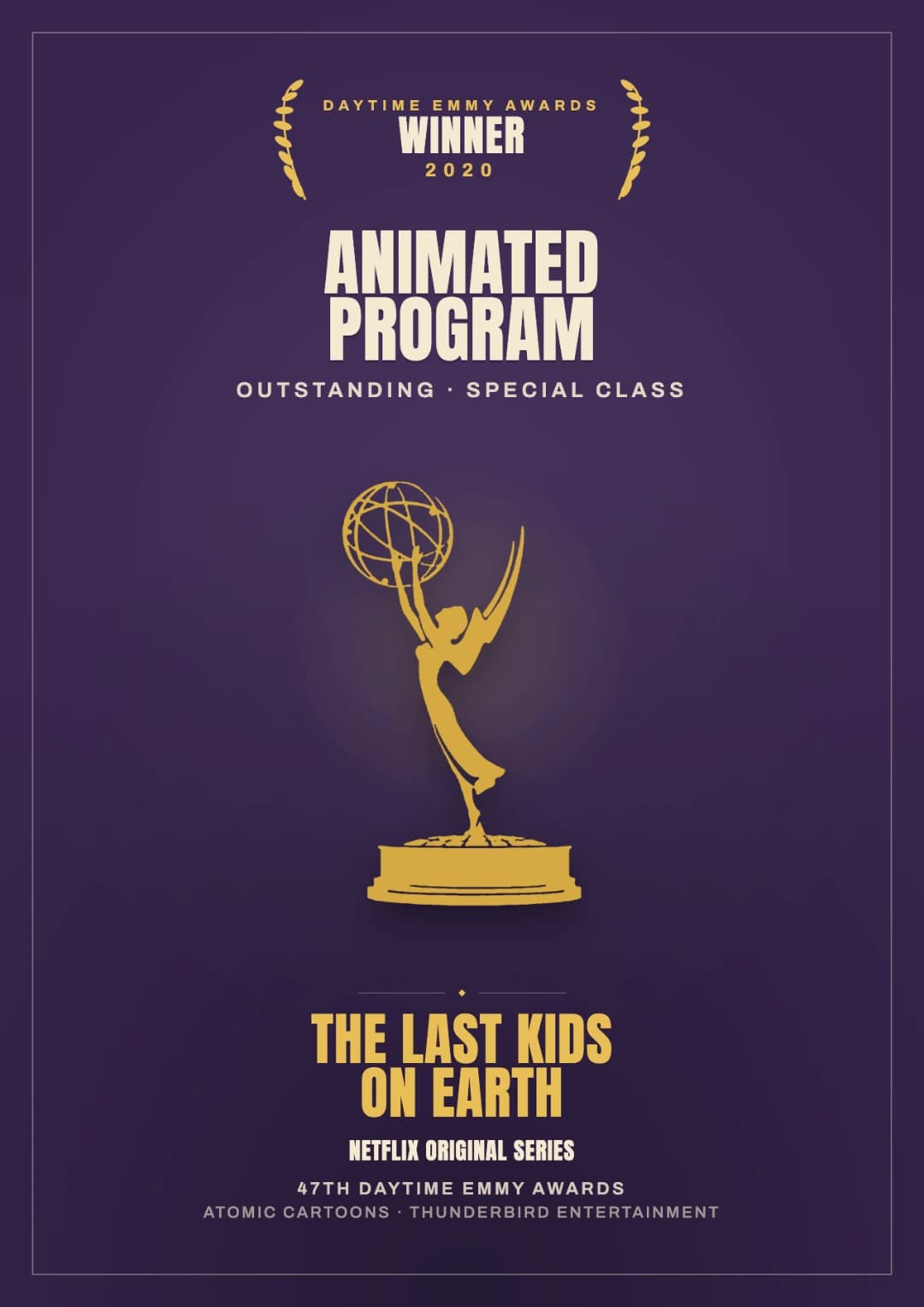 Daytime Emmy Award 2020 Winner — The Last Kids on Earth poster